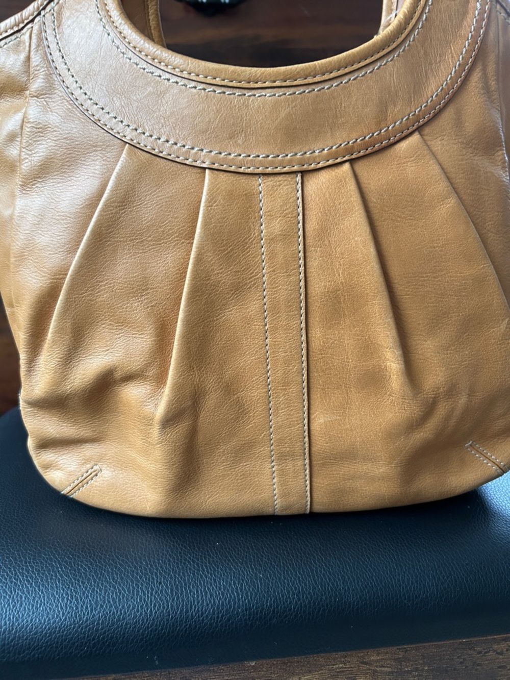 NWT Authentic Tan Leather COACH Ergo Hobo Bag. - Picture 7 of 11